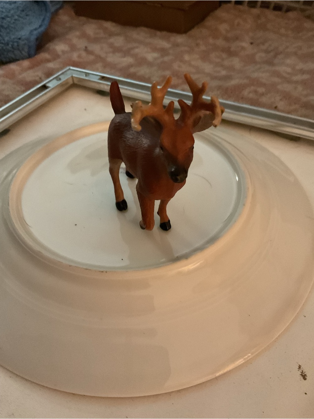 Safari LTD Deer Buck Stag Red Figure Figurine Toy Animal Wildlife 1998